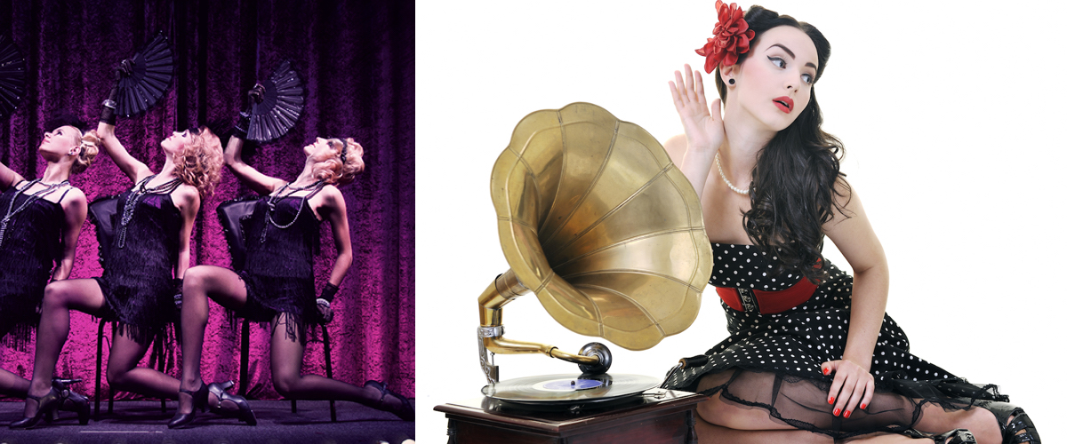 De mooiste burlesque danseres