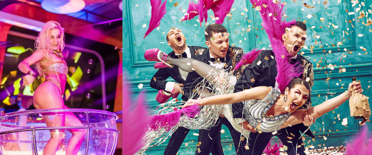 Martini Thema Dansers
